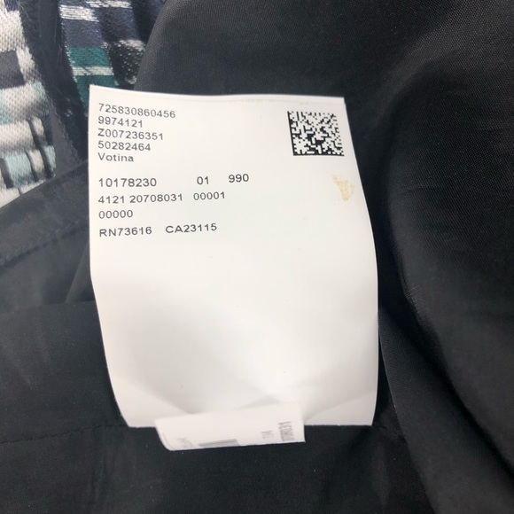 Hugo Boss Black Jacquard Votina Print Skirt - Picture 8 of 8